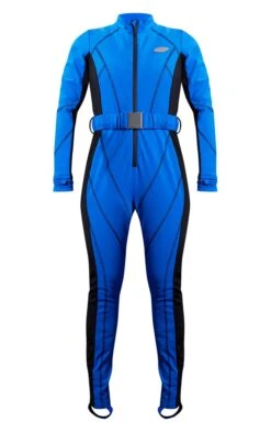 PRETTYLITTLETHING SKI Blue And Black Belted Fitted Scuba Suit Blue -Prettylittlething 69dfe22ba9a33a44ecba44231874e74b6a773947 cnf1561 5