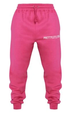 PRETTYLITTLETHING Hot Pink High Waist Cuffed Sweatpant Hot Pink -Prettylittlething 6c6ff0a50acb59abb0edf518c60fb5131a650359 cnf2770 5