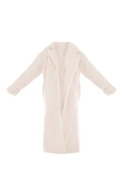 Prettylittlething Cream Turn Up Cuff Longline Borg Coat Cream -Prettylittlething 72a5532c656a2f8ebc91dc3bd2e3982dd14628f0 cng3023 5