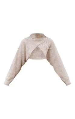Prettylittlething Beige Extreme Cropped Knitted Sweater Beige -Prettylittlething 76e715b0c186e861b78ff0de3bb14495a2854cc2 cmz5384 5
