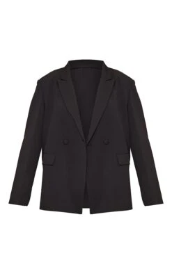 Prettylittlething Black Double Pocket Detail Double Breasted Blazer Black -Prettylittlething 792cece7329812a93459e1d78d8cf0b9acec0e72 cmz3961 5