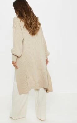 Prettylittlething Stone Ribbed Knitted Midi Cardigan Stone -Prettylittlething 7b93f1a3b67a8dec9d588cacc4939af4ee8d0617 cma0834 2