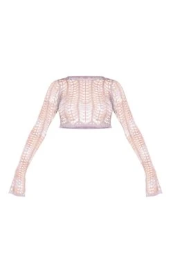 Prettylittlething Silver Metallic Open Knit Long Sleeve Crop Top Silver 9 Prettylittlething Silver Metallic Open Knit Long Sleeve Crop Top Silver -Prettylittlething 7cf30ab6ea1e7cc41ce1dde270d50812439192fe cng4540 5