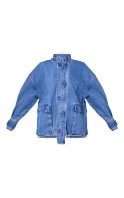 Prettylittlething Mid Blue Wash Buckle Detail Frayed Hem Denim Jacket Mid Blue Wash 9 Prettylittlething Mid Blue Wash Buckle Detail Frayed Hem Denim Jacket Mid Blue Wash -Prettylittlething 827be0c79a18e2625990fd22f1b3f515379ff541 cnf7841 5