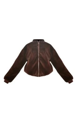 Prettylittlething Premium Chocolate Brown Faux Fur Bomber Jacket Chocolate Brown -Prettylittlething 850d0e671e669eb1a6f45181ab7fdf5fca8bcf28 cng5015 5