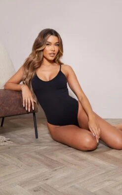 Prettylittlething Black Shapewear Solution Thong Body Black -Prettylittlething 87943b8c315de917bcf84fba31d687144d5e6224 cna3355 3