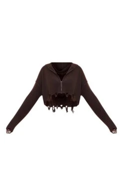 Prettylittlething Charcoal Grey Raw Knit Distressed Hem Cropped Cardigan Charcoal Grey -Prettylittlething 879791478ad16ea69246510f09e7c22a9cf08ae1 cnf9221 5