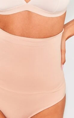 Prettylittlething Nude Sculpted High Waisted Thong Nude -Prettylittlething 88ff96b5392485657dfcbc19292b887c46bf46e4 cnh2805 4
