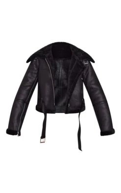 Prettylittlething Black Multi Zip Cropped Aviator Black -Prettylittlething 890e2a6284dc18502f6d75fa57c0943cc5c51d16 cms6045 5