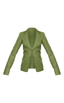 Prettylittlething Olive Tailored Woven Fitted Blazer Olive -Prettylittlething 8aa869156c8f32b5e04964fa1f6bb1704d1cbbfb cnh4820 5