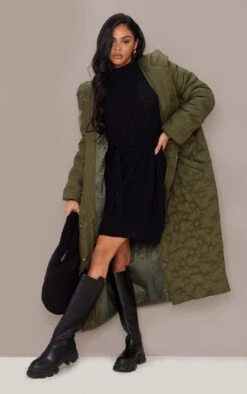 Prettylittlething Black Soft Belted Knitted Sweater Dress Black -Prettylittlething 8e0fef8ef9a287725ea35a1b63e3fe87e3dae382 cmu0229 4