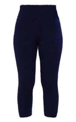 Prettylittlething Navy Eyelash Knit Flared Hem Leggings Navy -Prettylittlething 922c687ad1e2682101a3f3119ec8a1d4fab92ce3 cng7511 5