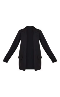 Prettylittlething Black Basic Single Breasted Defined Lapel Blazer Black -Prettylittlething 94f2a9c961ecab9ddc4e835c7042a65efa17522a cmw5086 5