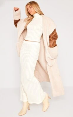 Prettylittlething Cream Rib Knit Turtleneck Top And Maxi Skirt Set Cream -Prettylittlething 978e70b4c7a62f7b42eb95d2901fcbc2c21a18a1 cng7268 3