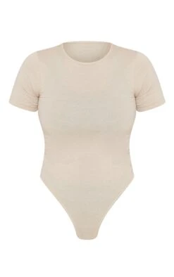 PRETTYLITTLETHING Off White Logo Short Sleeved Bodysuit Off White -Prettylittlething 97a326313d9e078ce231661e60dd63ef06de28ed cmz3115 5