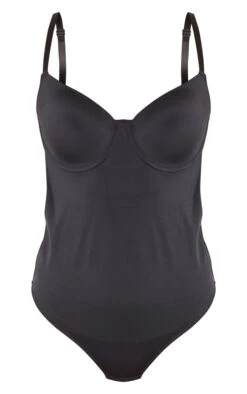 Prettylittlething Black Sculpted Srappy Bodysuit Black -Prettylittlething a53ad7c07b95da69cdb2b0143c1c140b29a81779 cnh2794 5