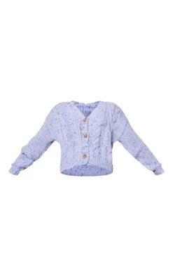 Prettylittlething Dusty Blue Space Dye Chunky Knit Cardigan Dusty Blue -Prettylittlething a90d6e069440af6de0955fb53ff1ad977cc66037 cng8176 5