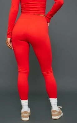Prettylittlething Cherry Red Contour Sculpt Leggings Cherry Red -Prettylittlething ac101cbadf27930ab6d18da56c37f4c3a8111708 cng5275 3