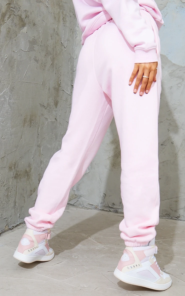 Prettylittlething Baby Pink Sweat Cuffed High Waist Sweatpants Baby Pink 3 Prettylittlething Baby Pink Sweat Cuffed High Waist Sweatpants Baby Pink - Image 3
