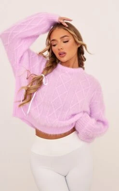 Prettylittlething Baby Pink Candyfloss Knit Cable Knit Sweater Baby Pink 8 Prettylittlething Baby Pink Candyfloss Knit Cable Knit Sweater Baby Pink -Prettylittlething b39a39bfa5a2554d1b0bbe1de62e9f27604feb12 cne7522 4
