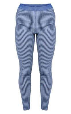 Prettylittlething Navy Two Tone Knit High Waist Leggings Navy -Prettylittlething b42ba1ee99cd9bbb6e1dc1f46835881136a8f070 cnb6403 5