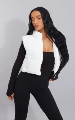 Prettylittlething White Hooded Cropped Vest White 7 Prettylittlething White Hooded Cropped Vest White -Prettylittlething b45ca621f9d640656225feb00de384074ee10b9a cnc8995 3