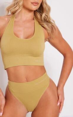 Prettylittlething Olive Seamless High Waisted Thong Olive 8 Prettylittlething Olive Seamless High Waisted Thong Olive -Prettylittlething b6281f4d898302766aa2ef5cd2ddcbf7afea22c1 cng2045 4