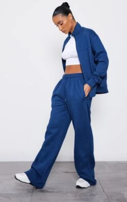 Prettylittlething Navy Seam Detail Zip Track Top Navy -Prettylittlething bf6683984c3714d4f3d94db6d26dacc573acd995 cnd1493 3