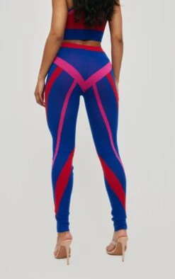 Prettylittlething Red Color Block Knit Leggings Red -Prettylittlething c16a4ec98a9b442a13cb6dafde9d88c6dcf5d13b cnb8409 3