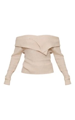 Prettylittlething Oatmeal Luxe Knit Fold Over Top Oatmeal -Prettylittlething ca9d3c885272ebc8c2a0ca8d0a98dc246c34a194 cne7496 5