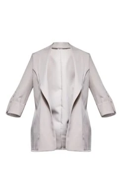 Prettylittlething Stone Basic Turn Up Sleeve Blazer Stone -Prettylittlething cd1477b2b8e1467b684898d2e26113ecbb34fa0b cnd1948 5