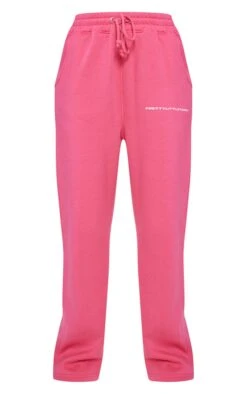 PRETTYLITTLETHING Hot Pink Logo Print Straight Leg Sweatpants Hot Pink -Prettylittlething d3a43f373cb379902aaba9c08ff324b005f01c13 cng6433 5