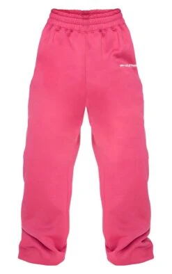PRETTYLITTLETHING Hot Pink Printed Cuffed Sweatpants Hot Pink -Prettylittlething d4a31ad50c4e9e11dfe1d76a16cff2ae1457065b cnf7116 5