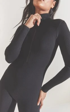 Prettylittlething Black Structured Snatched Rib Zip Jumpsuit Black 8 Prettylittlething Black Structured Snatched Rib Zip Jumpsuit Black -Prettylittlething d4f78743598d292a9538f56cf66fbfdf77f95ee3 cmp3386 4