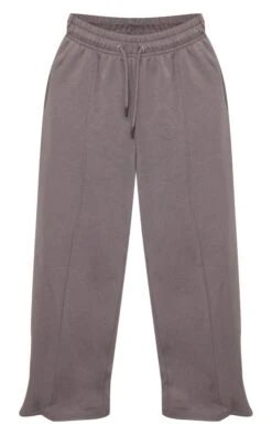 Prettylittlething Charcoal Seam Detail Straight Leg Sweatpants Charcoal -Prettylittlething d657e27ba10e54b734fa417d61c8193797ad18a4 cnf7113 5