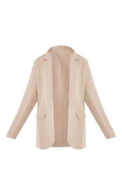 Prettylittlething Stone Single Breasted Shoulder Padded Oversized Blazer Stone -Prettylittlething def3c5130a292265a2820c923c1439c38d962a30 cna5939 5