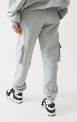 PRETTYLITTLETHING Ash Grey Seam Detail Cargo Joggers Ash Grey -Prettylittlething df56aabc1da201bbb6f6130243af4f4629bfec4e cna3831 3