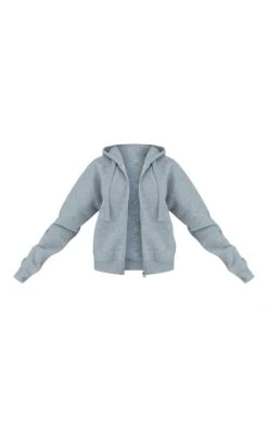 Prettylittlething Ash Grey Oversized Hooded Zip Up Sweat Ash Grey -Prettylittlething dfc73d88b0dacf6d018e512dc96434fd68f111b9 cng0423 6