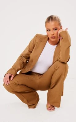 Prettylittlething Deep Stone Tailored Woven Fitted Blazer Deep Stone -Prettylittlething e2f65839807e5ed53b823d32fac55cb77ab75a76 cnh4821 3