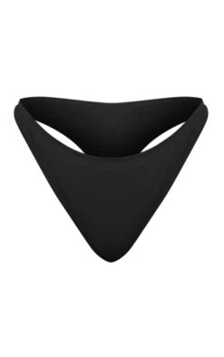Prettylittlething Black Soft Touch Cotton Thong Black -Prettylittlething e4b235deb0c3040f15e34c797eec6460c6bb68c6 cng2032 5