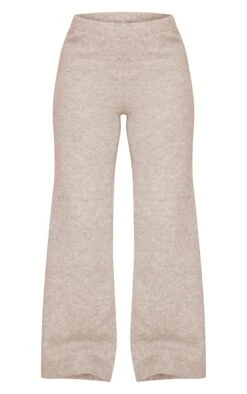 Prettylittlething Mocha Luxe Knit Side Rib Pants Mocha -Prettylittlething e68ae67cbb89c2e302bccc7baab5e6db6adf17c7 cne7517 5
