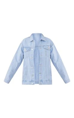 PRETTYLITTLETHING Light Blue Wash Oversized Boyfriend Denim Jacket Light Blue Wash 9 PRETTYLITTLETHING Light Blue Wash Oversized Boyfriend Denim Jacket Light Blue Wash -Prettylittlething ebd61834192614e678a8acae43c8c30ebe26809f cmk8838 5