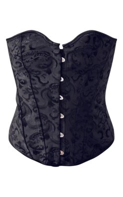 Prettylittlething Black Front Ribbon Hook & Eye Corset Black -Prettylittlething ec61194d693d7d31926eb74a3fdb66897da2edf4 cma5656 5