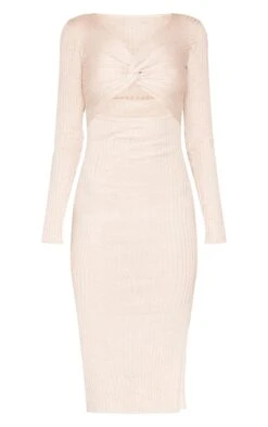 Prettylittlething Oatmeal Long Sleeve Knot Detail Midi Dress Oatmeal 9 Prettylittlething Oatmeal Long Sleeve Knot Detail Midi Dress Oatmeal -Prettylittlething ed79c952e16a8b24e886f5ce6c6c633652c16bb0 cnh2388 5