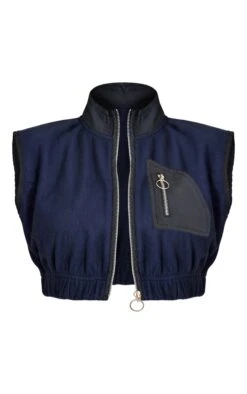 Prettylittlething Navy Fleece Contrast Pocket Cropped Vest Navy 9 Prettylittlething Navy Fleece Contrast Pocket Cropped Vest Navy -Prettylittlething ee83bf7e5d74a71b8ca1d2b973a3ad6d0f06f304 cng0792 5