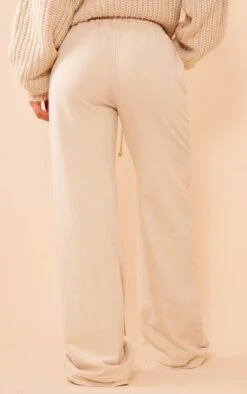 Prettylittlething Cream Loopback Rib Patch Wide Leg Sweatpants Cream -Prettylittlething ef13a71fc9e94a035763dd6b57997b66d1209846 cnh2063 3