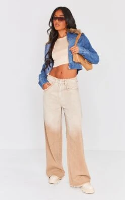 Prettylittlething Mid Blue Wash Fur Trim Denim Biker Jacket Mid Blue Wash -Prettylittlething f0104e4ba031c54affd8ce39f2aa9f5b016d1287 cnf7843 3