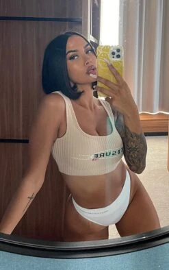 PRETTYLITTLETHING White Seamless High Waisted Thong White