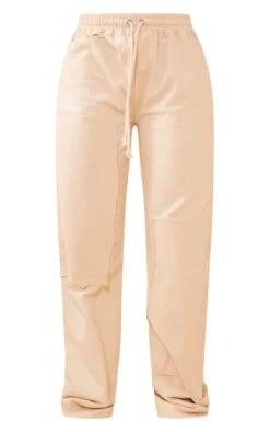 Prettylittlething Cream Loopback Rib Patch Wide Leg Sweatpants Cream -Prettylittlething f05c0d6ed4f2abb71bb654e29027e1b27047e23c cnh2063 5