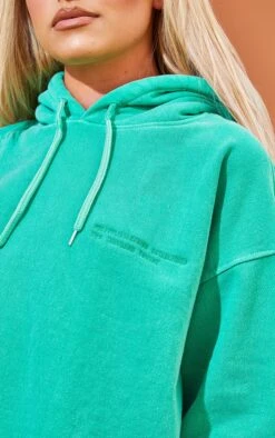 PRETTYLITTLETHING Green Est 2012 Washed Hoodie Bright Green -Prettylittlething f09960a54f055322d2b18634c6c9d041c5845d88 cmu5209 4
